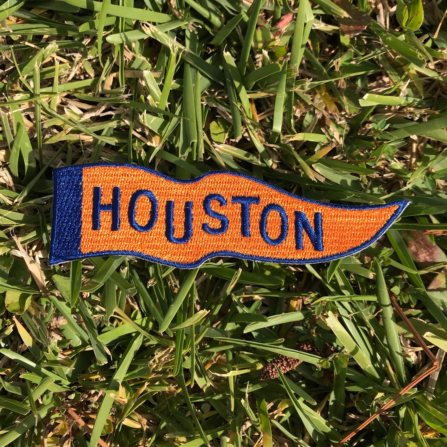 Wavy Houston Pennant Patch