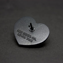 Black Hearts Enamel Pin Set