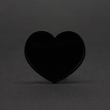 Black Hearts Enamel Pin Set