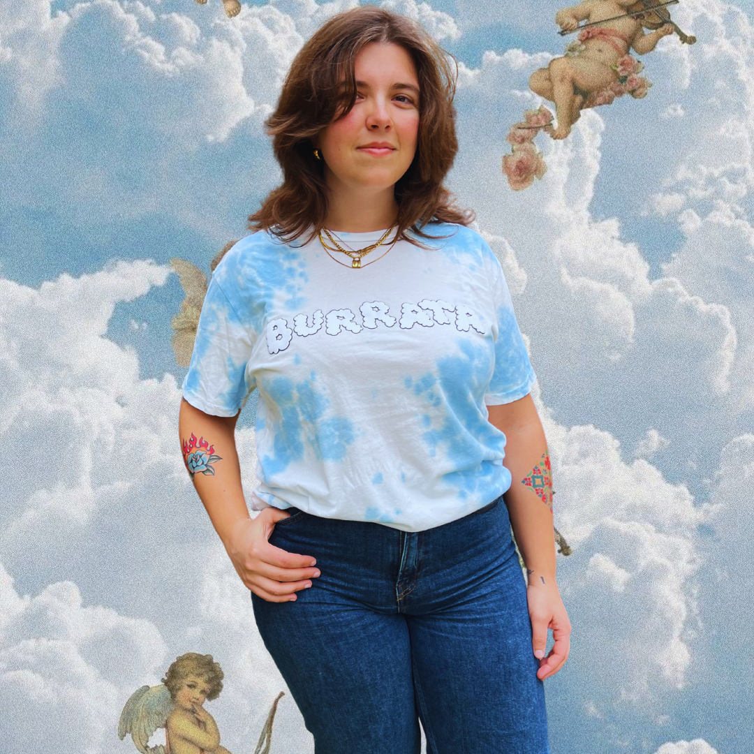Burrata Clouds Tye Dye Shirt