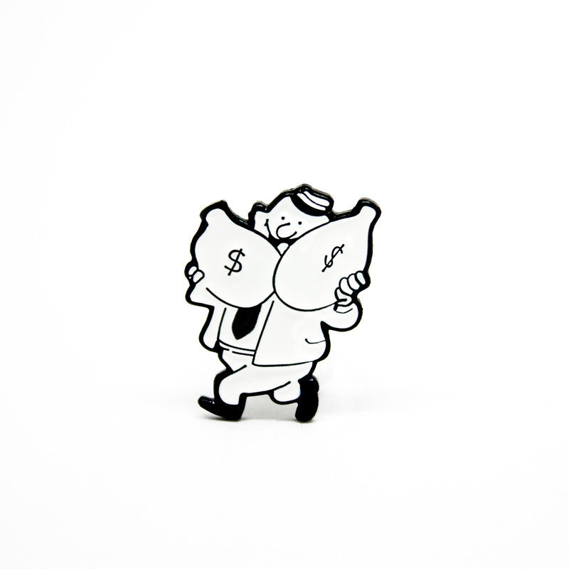 Moneybags Enamel Pin