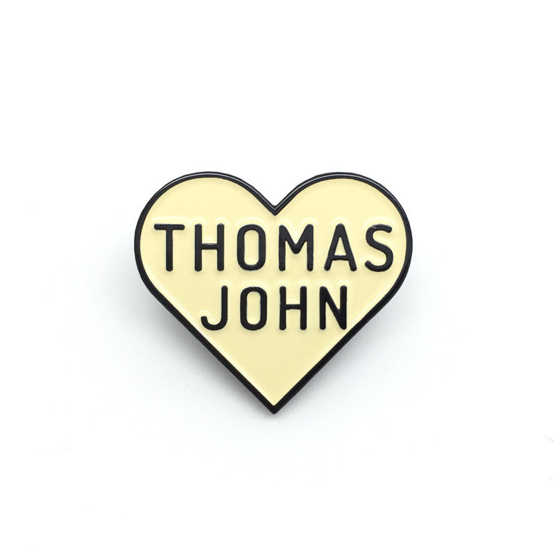 We Heart Thomas John - Enamel Pin