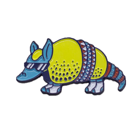 Cool Armadillo Enamel Pin