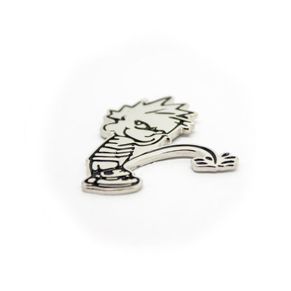 Peeing Calvin Enamel Pin