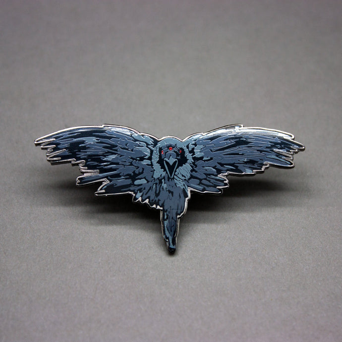 Three Eyed Raven Enamel Pin