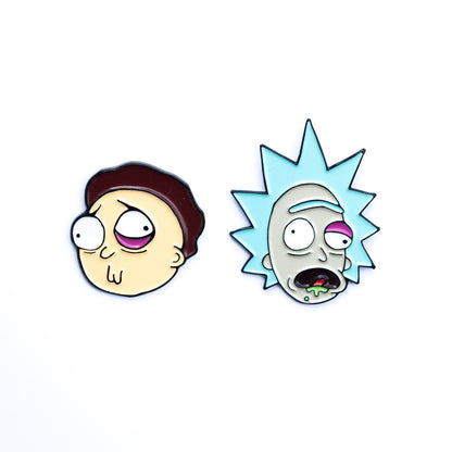 100 Years Rick & Morty Pin Set