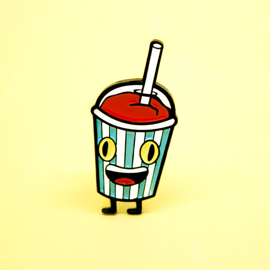 Brain Freeze Enamel Pin