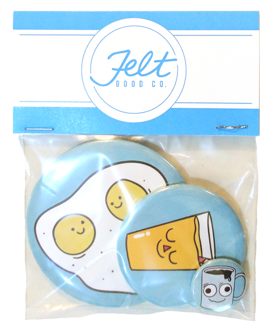 Breakfast Buds Button Pack