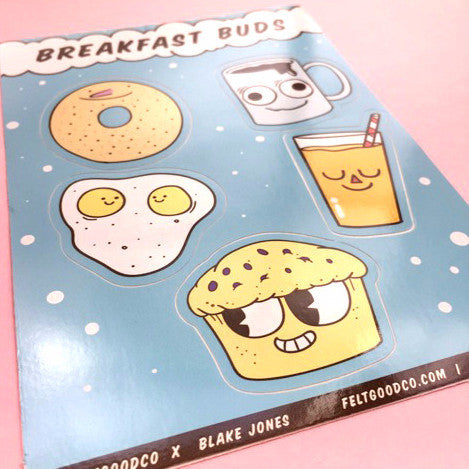 Breakfast Buds Sticker Pack