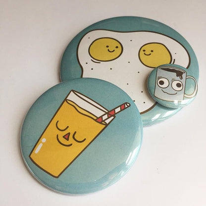 Breakfast Buds Button Pack