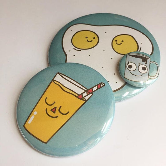 Breakfast Buds Button Pack