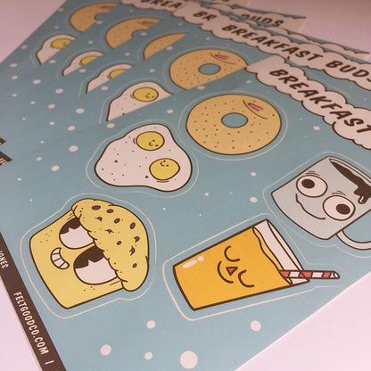 Breakfast Buds Sticker Pack