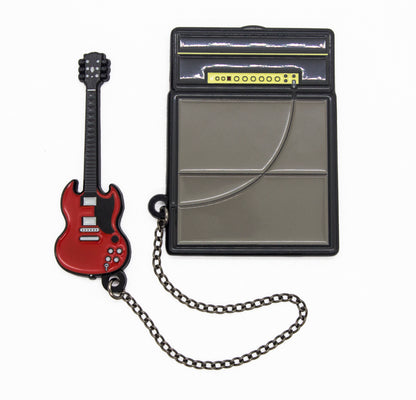 Amp Cab & Guitar Chain Enamel Pins