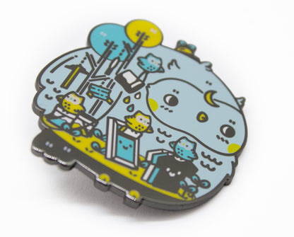 Night Owls - Mochichito Enamel Pin