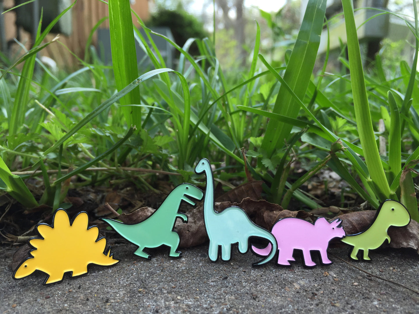 Marshmallow Dinosaurs Enamel Pin