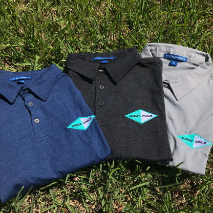 Night Owls Embroidered Polo Shirt