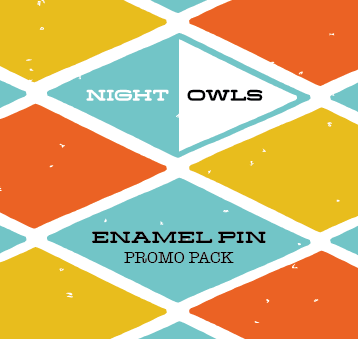 Night Owls - Enamel Pin Sample Pack