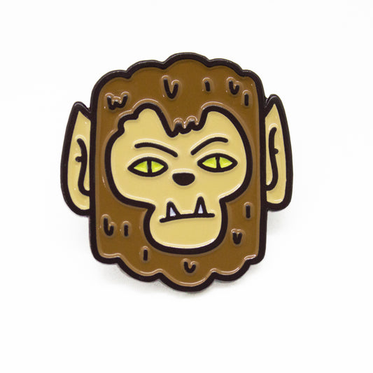 Wolf Guy Enamel Pin